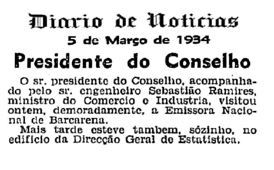Diário de Notícias, 5 março 1934